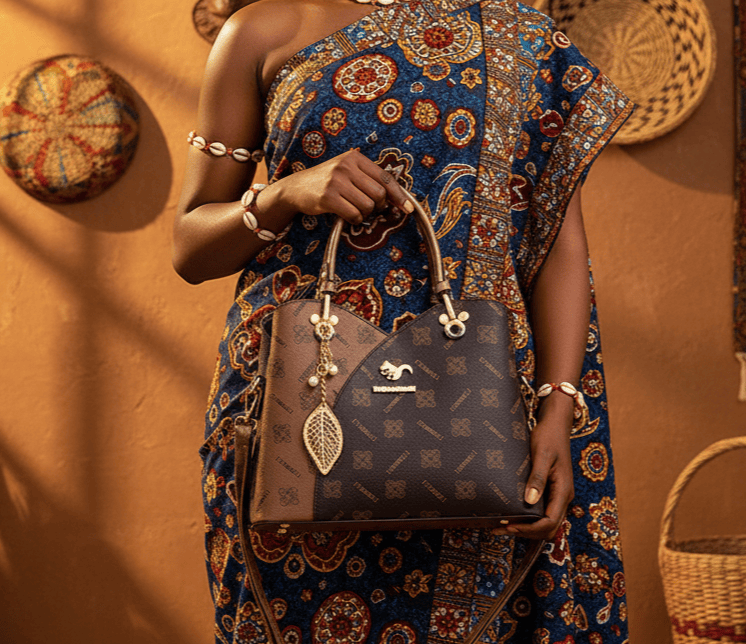 💎 Luxury Designer Monogram Purse with Gold Pendant – Collection 2026✨