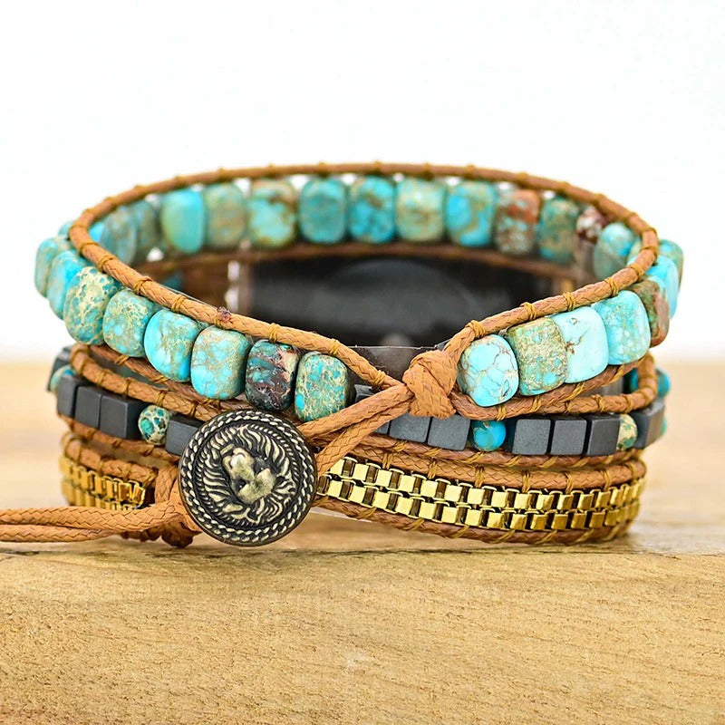 Turquoise Boho Smartwatch Band - For woman🌴