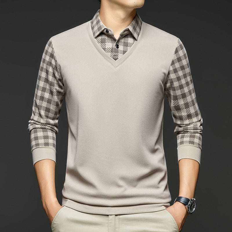 Brave Valvet Men’s Premium Full-Sleeve Textured Polo T-Shirt – 2026✨