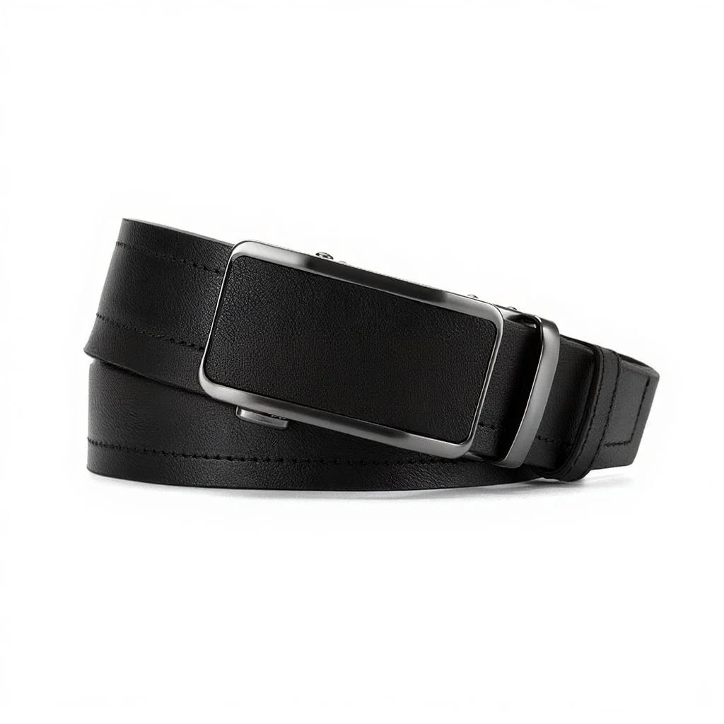 Men’s Premium Automatic Ratchet Leather Belt – 4-Piece Pack