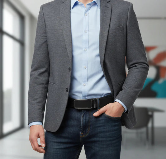 Men’s Premium Automatic Ratchet Leather Belt – 4-Piece Pack