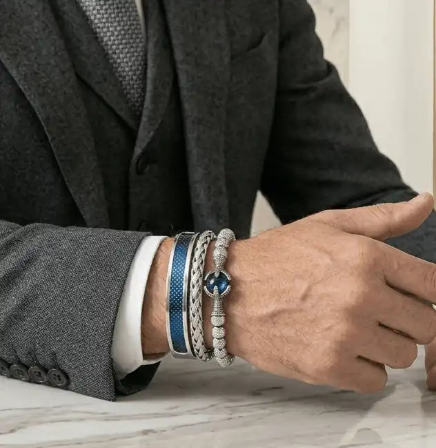 2026 Luxury Men's Bracelet , Style 3 Bracelets in one box 🔥
